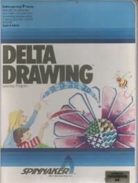 Delta Drawing Commodore 64 US box art